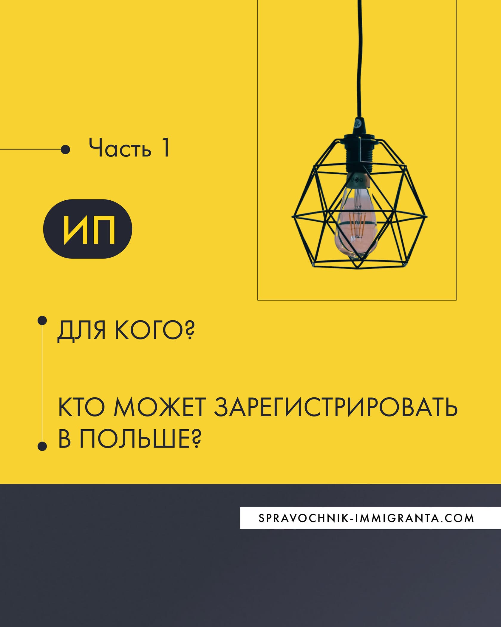 ИП - Для кого? Кто может зарегистрироваться как физическое лицо-предприниматель в Польше?